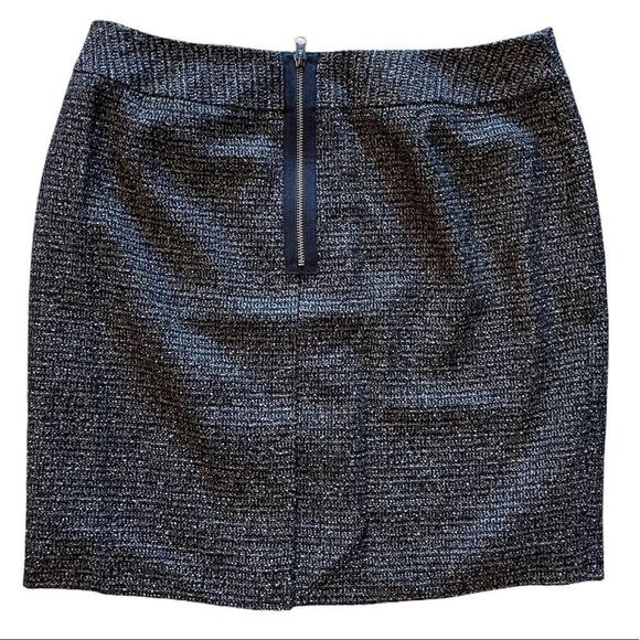 NWT HALOGEN Tweed Skirt Brown black size 12 P - Picture 4 of 7